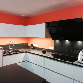 cuisine blanche et noire